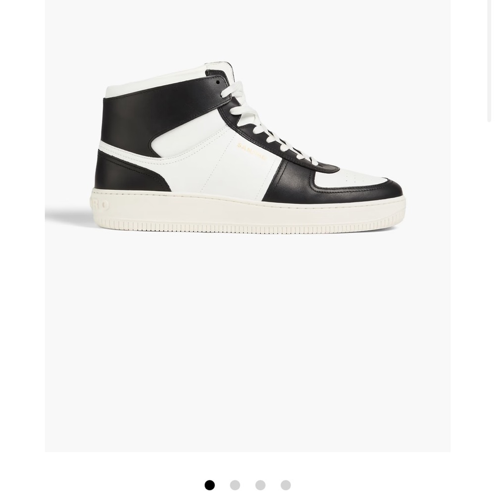 Sandro two tone high top sneakers - Picture 2 of 10